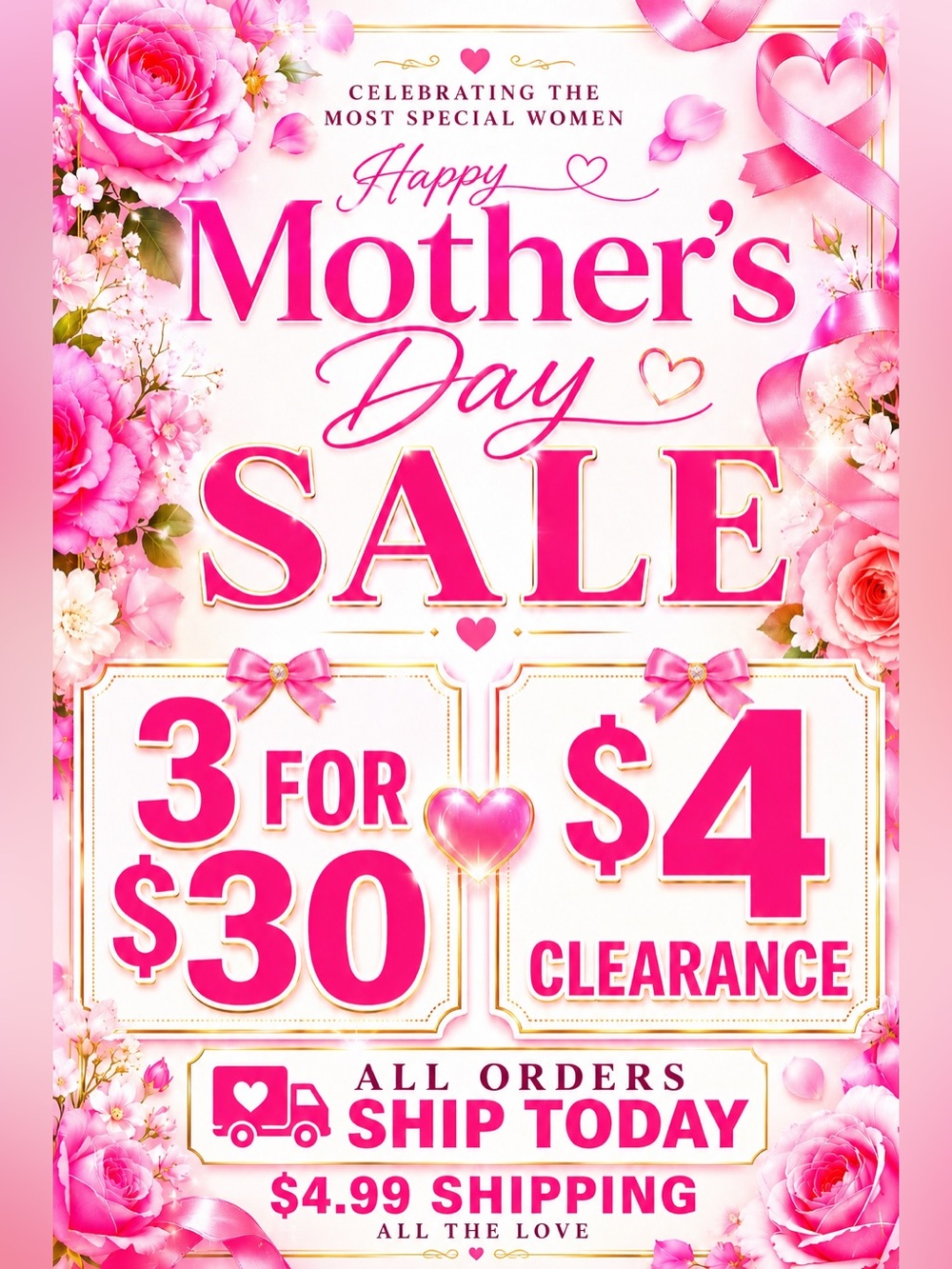 🌸 Entire Closet on SALE - 3 for $30 and $4 CLEARANCE 🌸